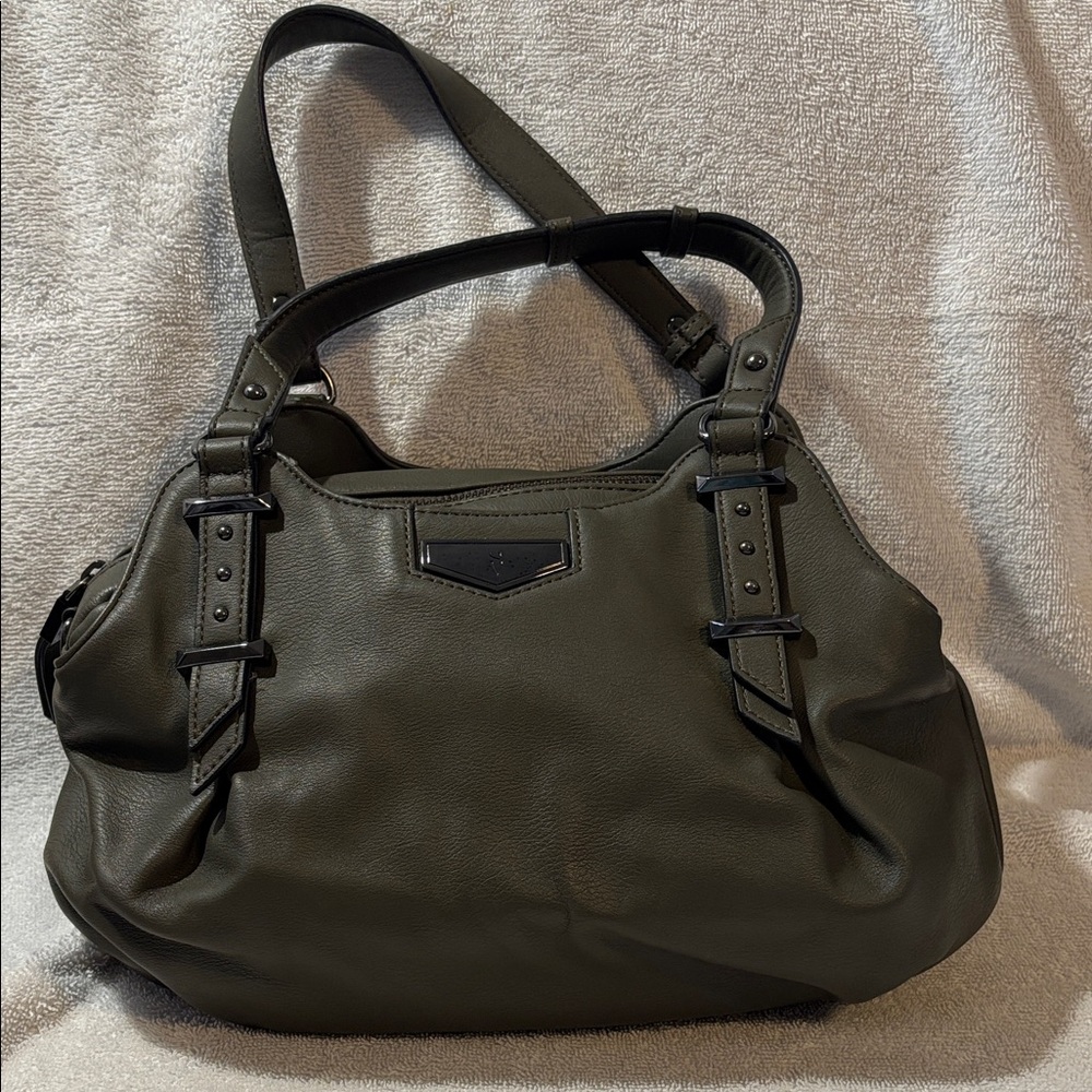 Simply Vera Vera Wang Dark Olive Shoulder Bag